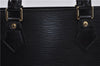 Authentic Louis Vuitton Epi Sac Triangle Hand Bag Black M52092 LV 4355D