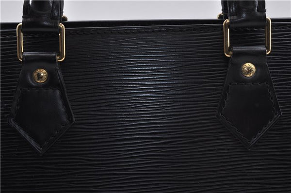 Authentic Louis Vuitton Epi Sac Triangle Hand Bag Black M52092 LV 4355D
