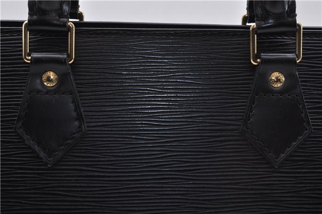 Authentic Louis Vuitton Epi Sac Triangle Hand Bag Black M52092 LV 4355D