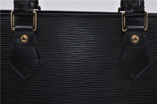Authentic Louis Vuitton Epi Sac Triangle Hand Bag Black M52092 LV 4355D