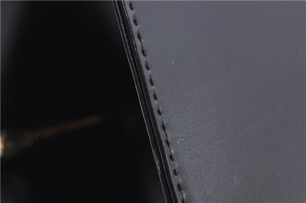 Authentic Louis Vuitton Epi Sac Triangle Hand Bag Black M52092 LV 4355D