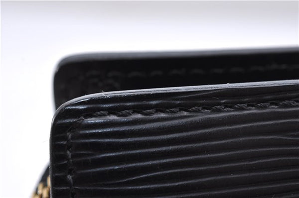 Authentic Louis Vuitton Epi Sac Triangle Hand Bag Black M52092 LV 4355D