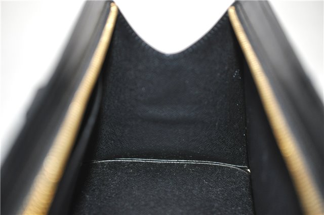 Authentic Louis Vuitton Epi Sac Triangle Hand Bag Black M52092 LV 4355D