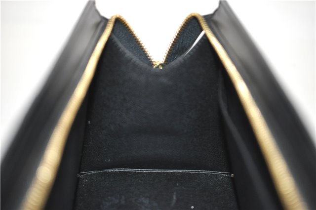 Authentic Louis Vuitton Epi Sac Triangle Hand Bag Black M52092 LV 4355D