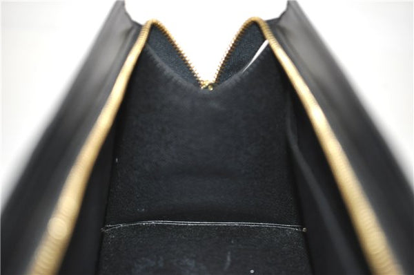 Authentic Louis Vuitton Epi Sac Triangle Hand Bag Black M52092 LV 4355D