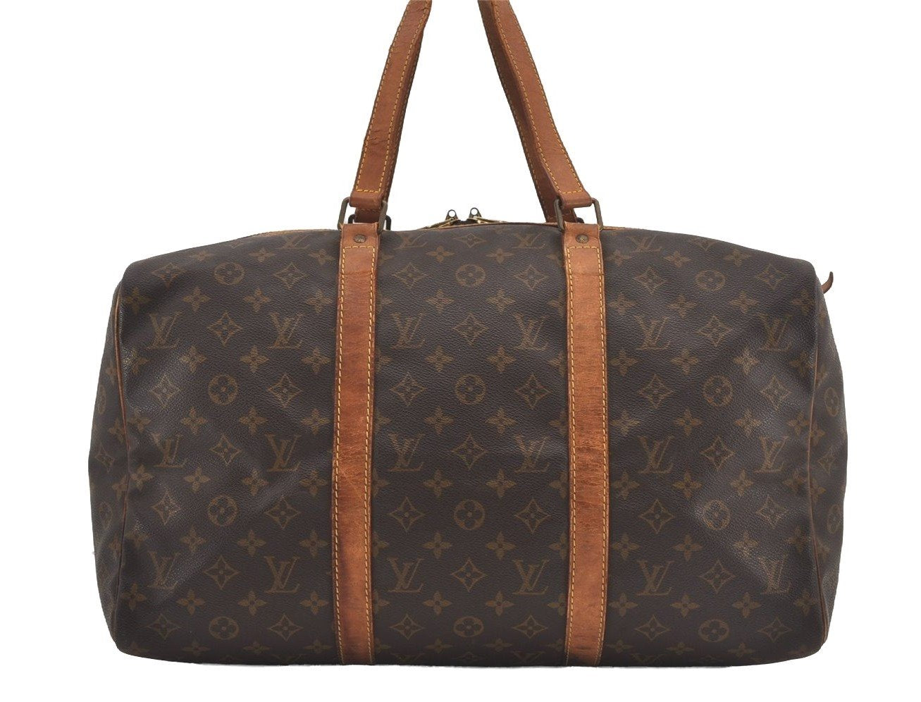 Authentic Louis Vuitton Monogram Sac Souple 45 Hand Boston Bag M41624 LV 4355I