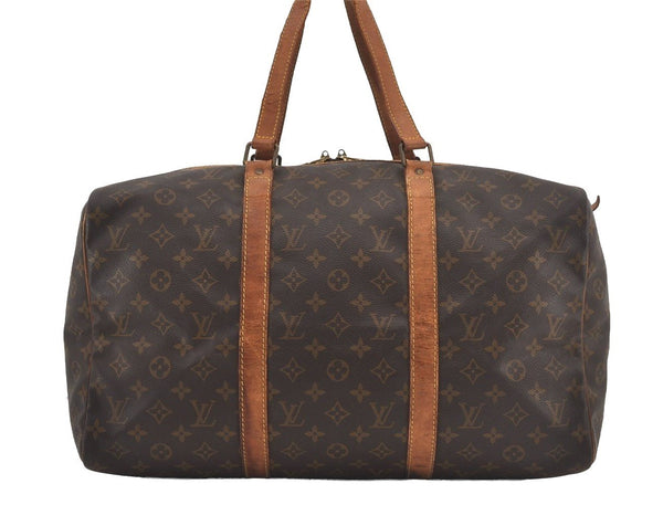 Authentic Louis Vuitton Monogram Sac Souple 45 Hand Boston Bag M41624 LV 4355I