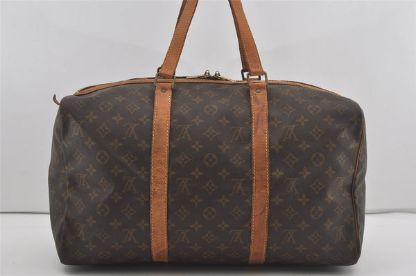 Authentic Louis Vuitton Monogram Sac Souple 45 Hand Boston Bag M41624 LV 4355I