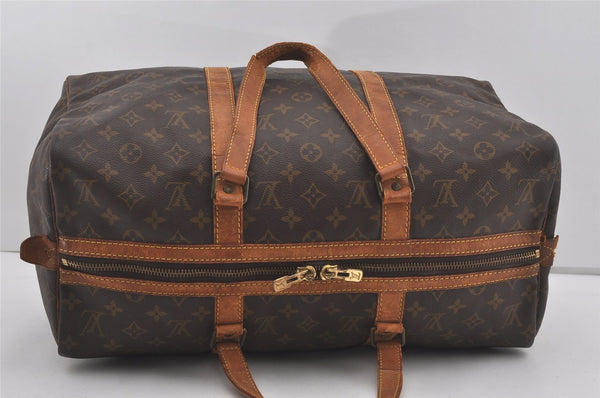 Authentic Louis Vuitton Monogram Sac Souple 45 Hand Boston Bag M41624 LV 4355I