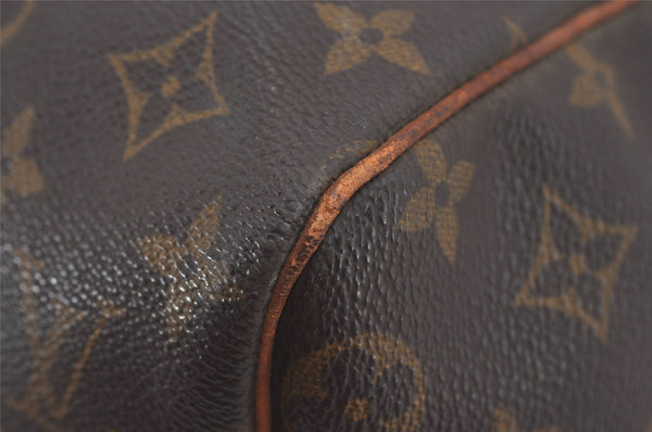 Authentic Louis Vuitton Monogram Sac Souple 45 Hand Boston Bag M41624 LV 4355I