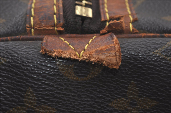 Authentic Louis Vuitton Monogram Sac Souple 45 Hand Boston Bag M41624 LV 4355I