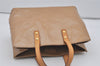 Authentic Louis Vuitton Vernis Reade PM Hand Bag Beige M91144 LV 4356I