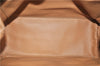 Authentic CELINE Macadam Blason Pattern Clutch Hand Bag PVC Leather Brown 4357D