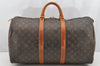Authentic Louis Vuitton Monogram Keepall 50 Travel Boston Bag M41426 LV 4358I