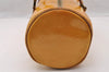 Authentic Louis Vuitton Vernis Bedford Hand Bag Yellow Beige M91006 Junk 4359I