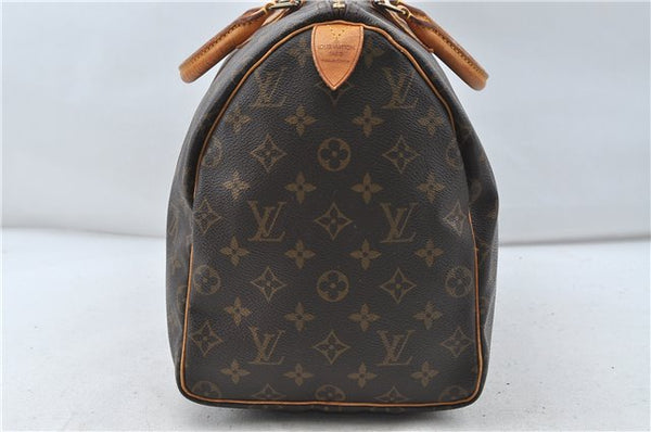 Authentic Louis Vuitton Monogram Speedy 40 Hand Boston Bag M41522 LV 4362D