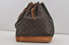 Authentic Louis Vuitton Monogram Noe Shoulder Drawstring Bag M42224 LV 4362I