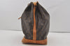 Authentic Louis Vuitton Monogram Noe Shoulder Drawstring Bag M42224 LV 4362I