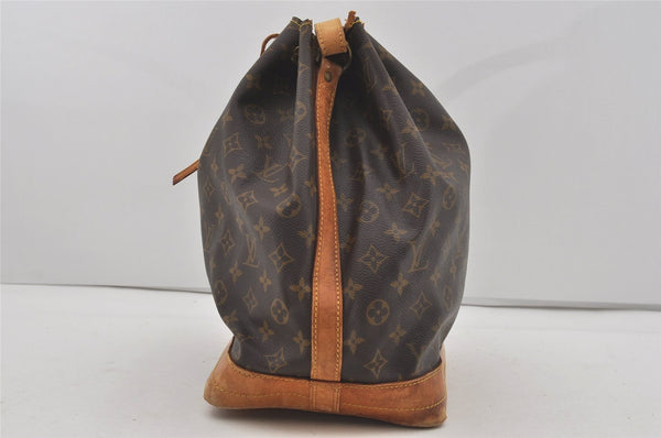 Authentic Louis Vuitton Monogram Noe Shoulder Drawstring Bag M42224 LV 4362I