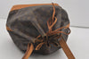 Authentic Louis Vuitton Monogram Noe Shoulder Drawstring Bag M42224 LV 4362I