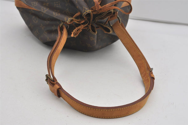 Authentic Louis Vuitton Monogram Noe Shoulder Drawstring Bag M42224 LV 4362I
