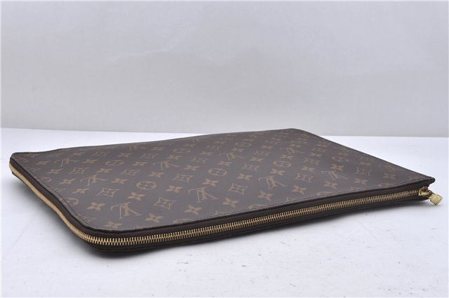 Authentic Louis Vuitton Monogram Poche Documents Document Case M53400 LV 4363D
