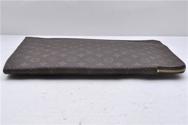 Authentic Louis Vuitton Monogram Poche Documents Document Case M53400 LV 4363D