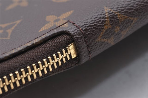 Authentic Louis Vuitton Monogram Poche Documents Document Case M53400 LV 4363D