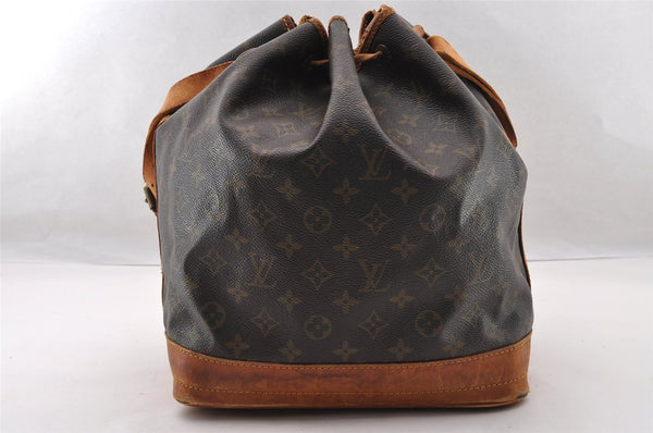 Authentic Louis Vuitton Monogram Noe Shoulder Drawstring Bag M42224 LV 4363I