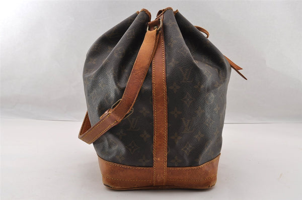 Authentic Louis Vuitton Monogram Noe Shoulder Drawstring Bag M42224 LV 4363I