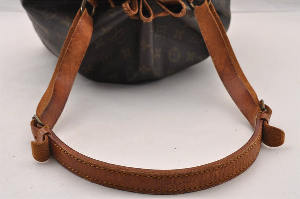 Authentic Louis Vuitton Monogram Noe Shoulder Drawstring Bag M42224 LV 4363I