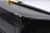 Authentic Ferragamo Leather Shoulder Hand Bag Black 4364D