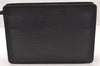 Authentic Louis Vuitton Epi Pochette Homme Clutch Hand Bag Black M52522 LV 4366I