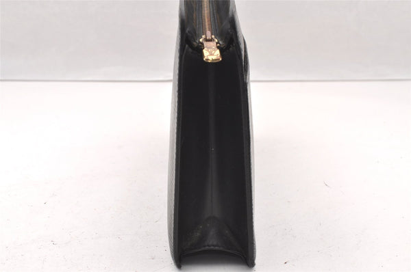 Authentic Louis Vuitton Epi Pochette Homme Clutch Hand Bag Black M52522 LV 4366I