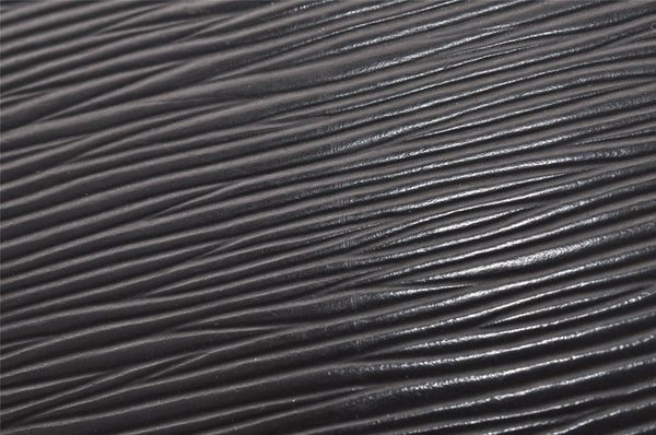 Authentic Louis Vuitton Epi Pochette Homme Clutch Hand Bag Black M52522 LV 4366I