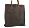 Authentic Louis Vuitton Monogram Sac Plat Hand Tote Bag M51140 LV 4367I