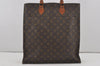 Authentic Louis Vuitton Monogram Sac Plat Hand Tote Bag M51140 LV 4367I