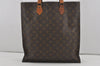 Authentic Louis Vuitton Monogram Sac Plat Hand Tote Bag M51140 LV 4367I