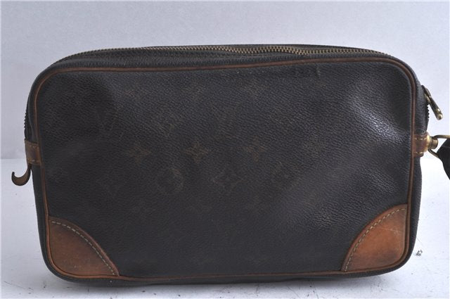 Auth LOUIS VUITTON Monogram Marly Dragonne GM Clutch Hand Bag M51825 LV 4368C