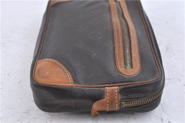 Auth LOUIS VUITTON Monogram Marly Dragonne GM Clutch Hand Bag M51825 LV 4368C