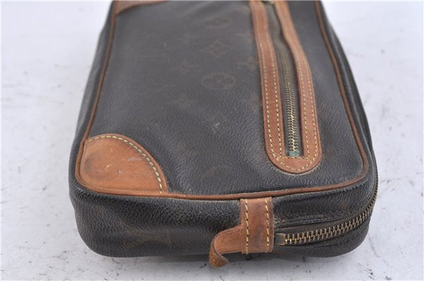 Auth LOUIS VUITTON Monogram Marly Dragonne GM Clutch Hand Bag M51825 LV 4368C