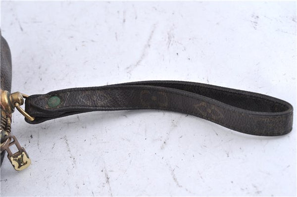 Auth LOUIS VUITTON Monogram Marly Dragonne GM Clutch Hand Bag M51825 LV 4368C