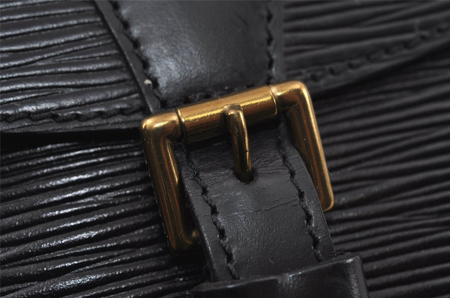 Authentic Louis Vuitton Epi Jeune Fille Shoulder Cross Bag Black M52152 LV 4368I