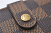 Auth Louis Vuitton Damier Porte Monnaie Billets Viennois Wallet N61664 LV 4369E