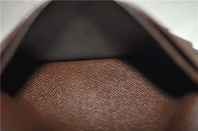 Auth Louis Vuitton Damier Porte Monnaie Billets Viennois Wallet N61664 LV 4369E