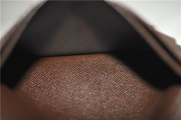 Auth Louis Vuitton Damier Porte Monnaie Billets Viennois Wallet N61664 LV 4369E