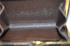 Auth Louis Vuitton Damier Porte Monnaie Billets Viennois Wallet N61664 LV 4369E
