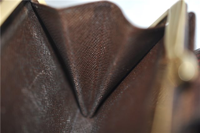 Auth Louis Vuitton Damier Porte Monnaie Billets Viennois Wallet N61664 LV 4369E