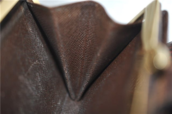 Auth Louis Vuitton Damier Porte Monnaie Billets Viennois Wallet N61664 LV 4369E