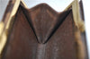 Auth Louis Vuitton Damier Porte Monnaie Billets Viennois Wallet N61664 LV 4369E